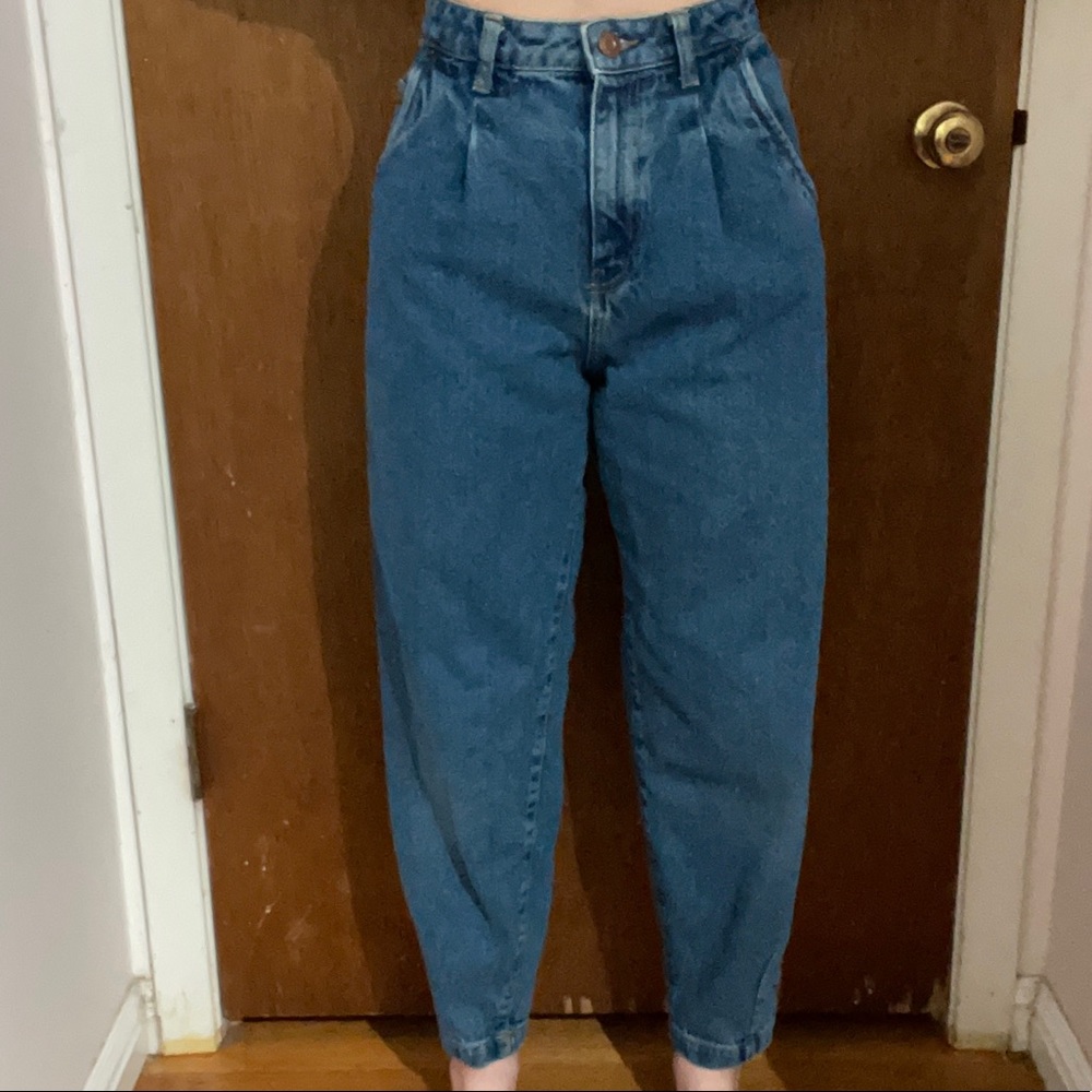 Zara Baggy Slouchy High Rise Balloon Cut Jeans - Picture 3 of 11